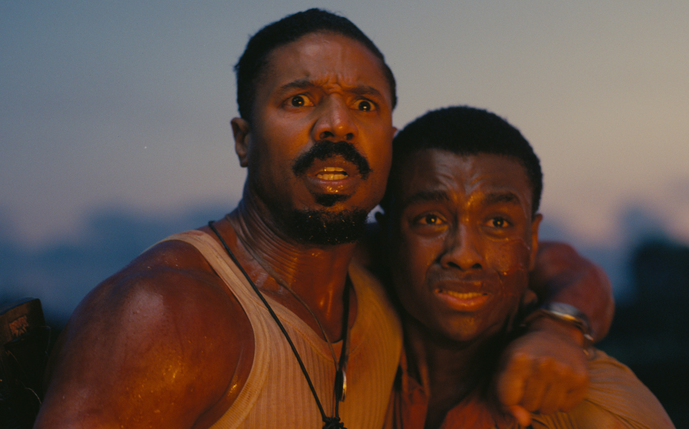 Michael B. Jordan and Miles Caton in Sinners. (Photo credit: Warner Bros.)