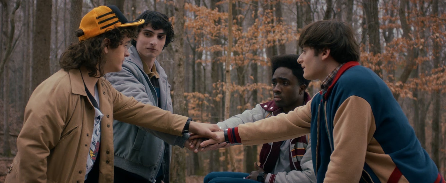 The young cast of Stranger Things